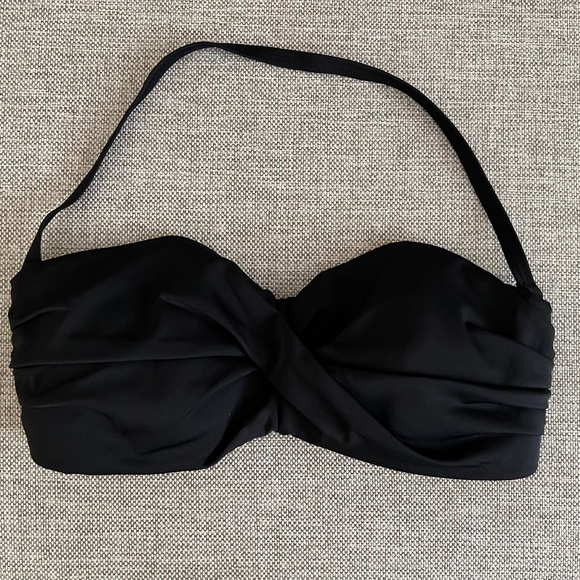 Victoria's Secret Black Bikini Top, Size 34C - Picture 3 of 6